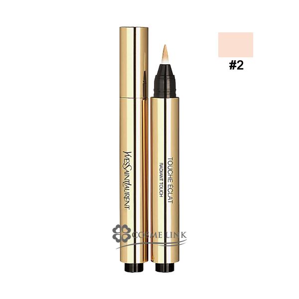 コンシーラー#2ルミナスアイボリーひと筆で明るさと輝きを。YSLを代表する魔法の筆ペン。 世紀のロングセラー、ラディアント タッチ。ひと筆で、明るさと自然な輝き、透明感を瞬時に与え、顔だちをも美しく整えます。筆ペンタイプで、いつでもどこでも...