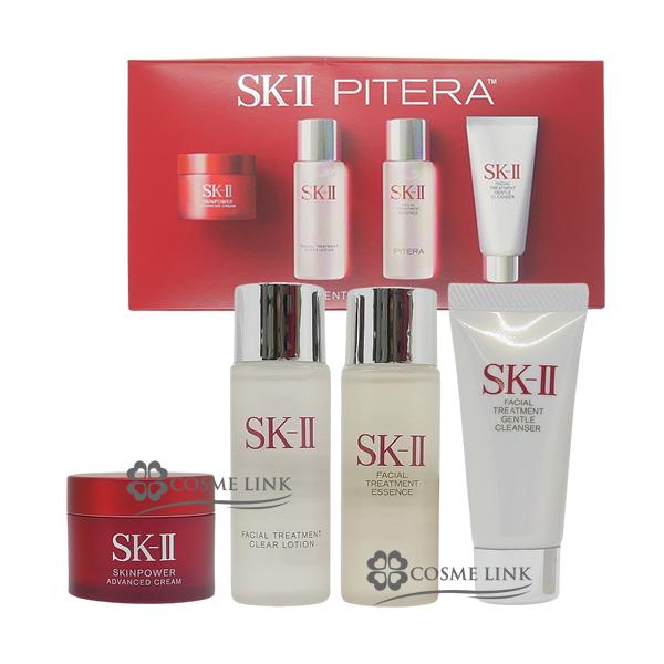 【並行輸入品】SK-ＩＩ エッセンシャル トラベルキット 2x30ml+15g+20g 【ミニサイズ】 (107630)