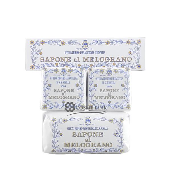 【並行輸入品】サンタ・マリア・ノヴェッラ 【Santa Maria Novella】 ザクロソープ（3個入り） 2x100g+200g (881003)