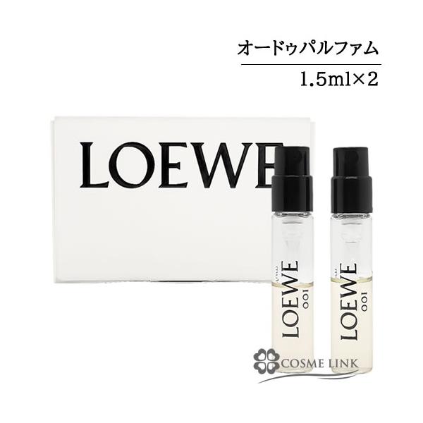 フレグランスコフレセット・ギフトセット2x1.5mlお手軽にお試しできるミニサイズ！持ち運びの携帯用にもおすすめ！ プレゼントに最適。試してみたい方、お気に入りの香水をお探しの方にもおすすめです。●ロエベ 001 マン オードゥパルファム ...
