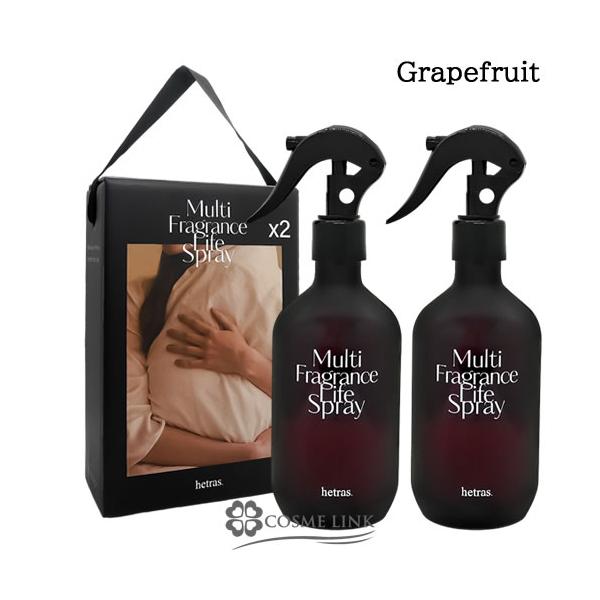 【並行輸入品】ヘトラス ルームスプレー GRAPEFRUIT 2x300ml【ルームフレグランス 韓国 インテリア雑貨】(557632)【SG】