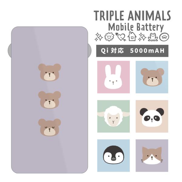 ӂAj}V[Y oCobe[ 5000mAh QiΉ u[d 킢 R[h[ lightning Type-C RpNg