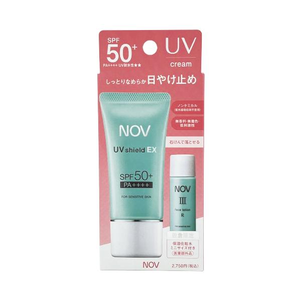 NOV スキンケアセット UVシールドEX付き NOV（ノブ） UVシールド EX 30g ＋ 保湿化粧水ミニサイズ 20ml 限定
