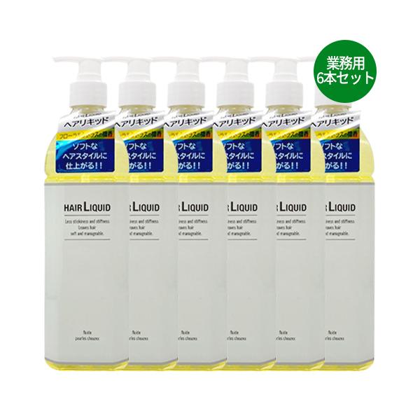 【ブランド】宇津木産業【商品カテゴリ】ヘアケア   スタイリング  【分類】国内正規品【原産国】日本など【商品区分】化粧品・フレグランス【商品説明】【750ml×6個セット】自然なツヤでソフトに仕上がるヘアリキッドです。たっぷり使える大容量...