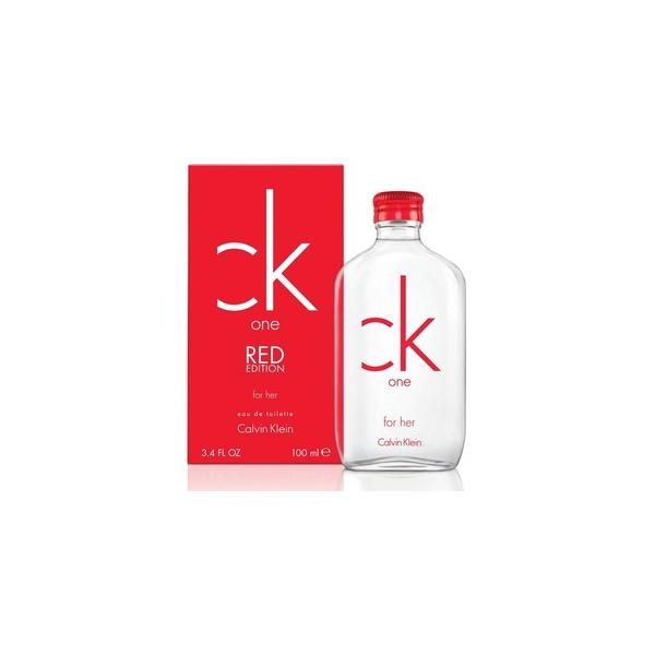 ck Calvin Klein カルバンクライン シーケーワン レッド フォーハー