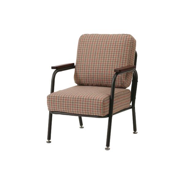 落ち着いたカラーとコンパクトなサイズが可愛らしいソファの「プティ」。コンパクトなサイズでありながらアームが細いデザインとなっているので座面は広くゆったりと座れます。サイズ：W55×D63×H75×SH38cm素材：スチール(粉体塗装) ポケ...