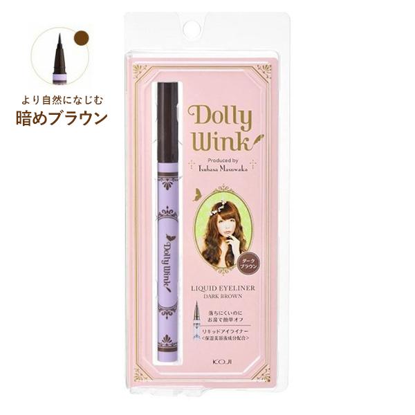 ドーリーウインク リキッドアイライナー3 ダークブラウン 2dw3145 益若つばさプロデュース Koji コージー Cosmestreet 通販 Yahoo ショッピング