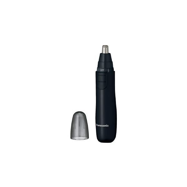 ◇パナソニック エチケットカッター　ブラック　(ER-GN12)本体、刃ともに日本製の、ベーシックモデルのエチケットカッター。「デュアルエッジ刃」で鼻の奥と側面の毛を同時にカット刃先が直接触れない設計本体・刃ともに日本製【商品配送について】...