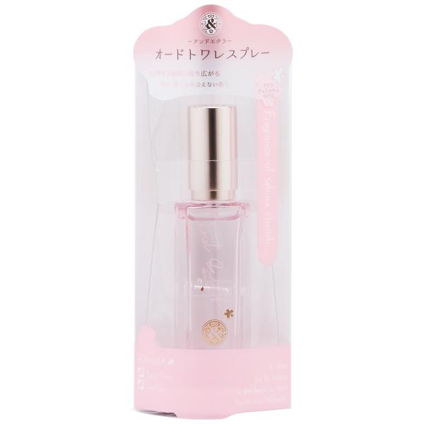 ◇アンドエクラ　サクラチェリッシュオードトワレスプレー　15mL日本製【JANコード】4589842161231サクラチェリッシュはキラキラ舞う桜をイメージしたフレグランス。ほのかな甘みのあるフルーティにホワイトフローラルが華やかにマリアー...