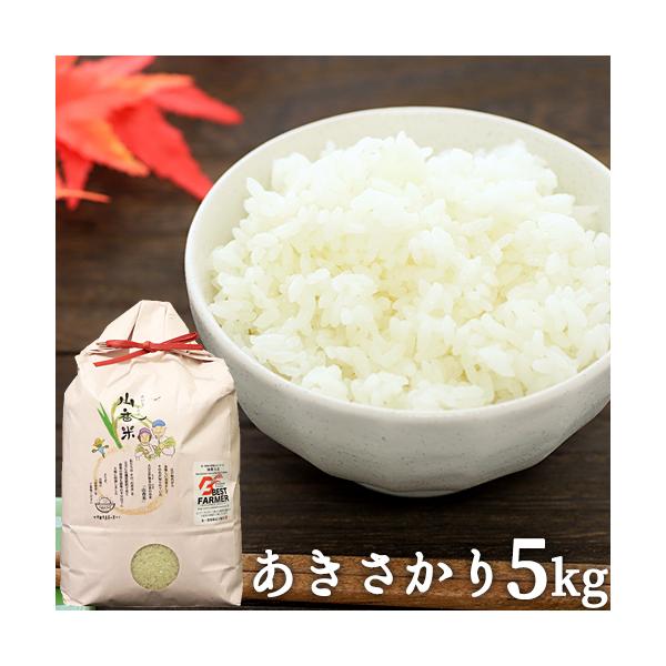 令和5年度産 山香米 あきさかり(精米)5kg 有機質肥料使用 杵築市山香町