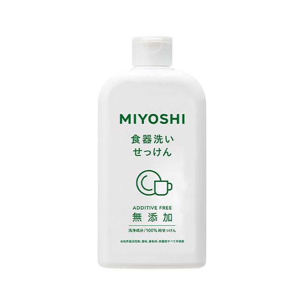 【3,980円以上で送料無料(※北海道は9,800円以上)】きめ細かな泡立ちと泡切れの良さが特徴です。敏感肌にうれしい香料・防腐剤など無添加。香り移りが心配な台所でも安心の無香料。ミヨシ/ミヨシ石鹸株式会社[名称] 台所用せっけん[内容量]...