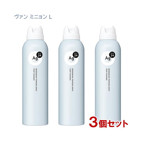 エージーデオ24 デオドラントスプレー ヴァン ミニョン L(142g)×3個
