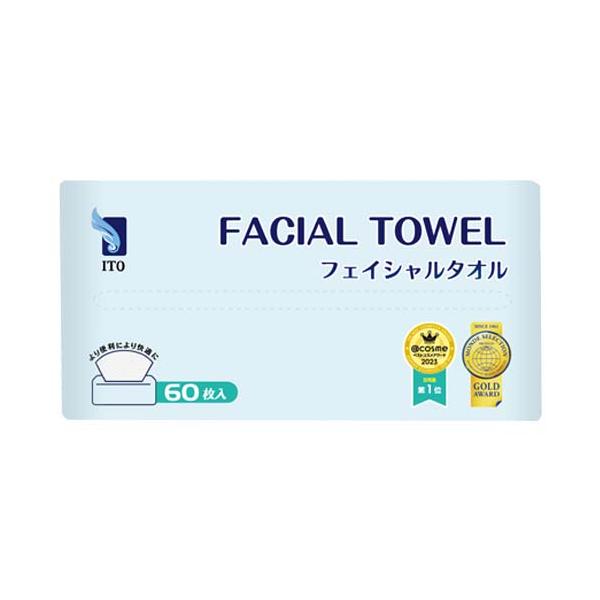 ITO フェイシャルタオル 60 枚入り