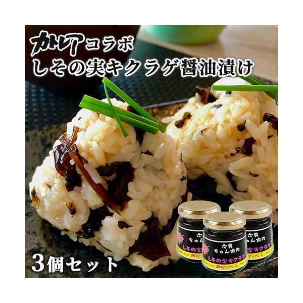爽やかな風味とシャキシャキ食感が特徴のごはんおかわりの素です。大分県竹田市産のしその実と、大分県産のきくらげを使用し、大分県外にもファンが多数いるカトレア醤油で仕上げています。もともと家庭で作っていた常備惣菜のレシピを元にした、あと少しのご...