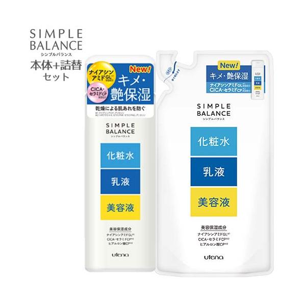 SIMPLE BALANCE シンプルバランス うるおいローション 本体220mL＆