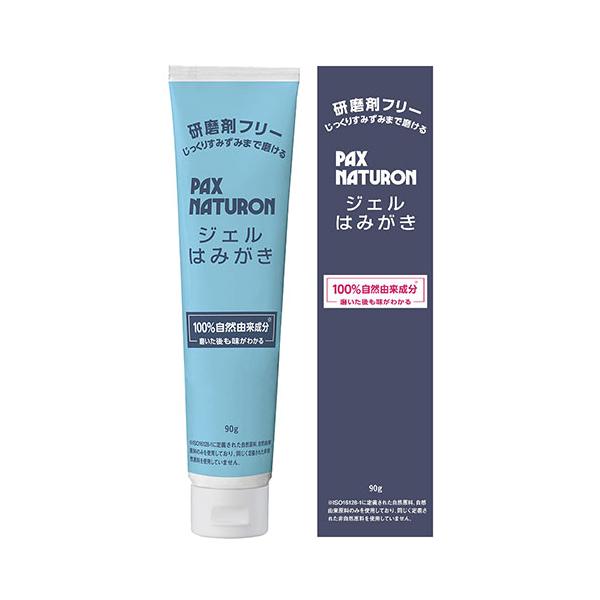 他サイト： パックスナチュロン(PAX NATURON) ジェルはみがき 研磨剤フリー 90g 太陽油脂 フッ素なし 電動歯ブラシ 自然由来の商品画像