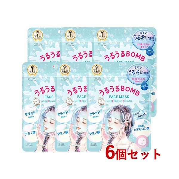 CLEAR TURN クリアターン うるうるBOMBマスク 7枚入×6個セット Better