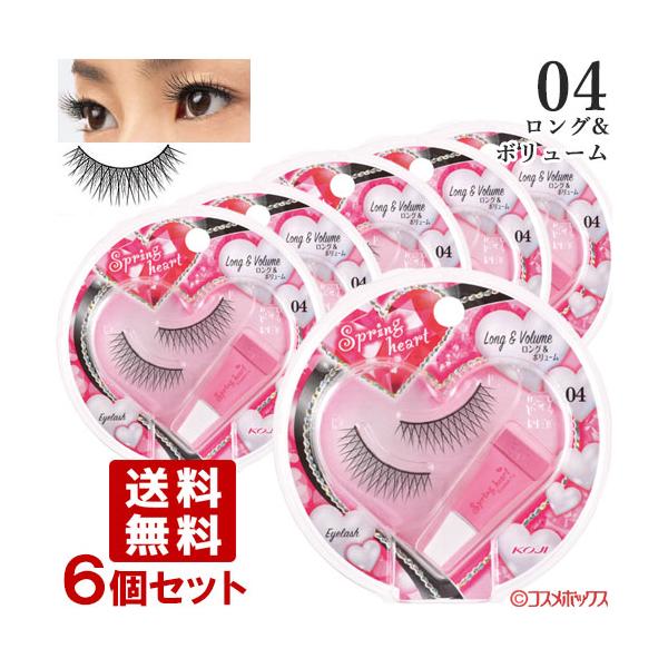 まつ毛を長く濃く見せ、迫力のある目元をつくります。☆アイライン効果３：長さ３：濃さ３☆つけまつげは、目の幅を強調するアイラインと同じ効果があり、目元の印象を華やかにします。スプリングハート/コージー[名称] つけまつげ[内容量] (つけまつ...