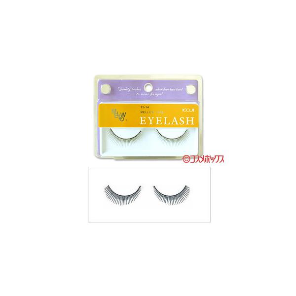 【3,980円以上で送料無料(※北海道は9,800円以上)】ごく細く繊細なまつげが、配置されたデザイン。自まつげに自然なボリュームをプラスします。 太めのベース糸でアイラインを強調するタイプ。専用接着剤付。つけまつげ1組、専用接着剤付メロウ...