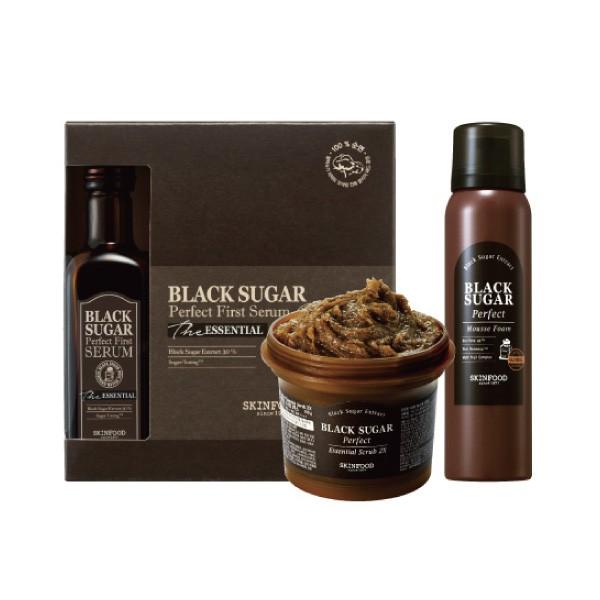 Skinfood スキンフード ブラックシュガーパーフェクトファーストセラム スクラブセット しっとり スキンケアキット アットコスメショッピングpaypayモール店 通販 Paypayモール