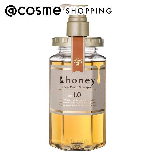 「ポイント10％バック 4月25日」 &amp;honey（アンドハニー） ディープモイスト シャンプー1.0(ピオニーハニー) 440ml