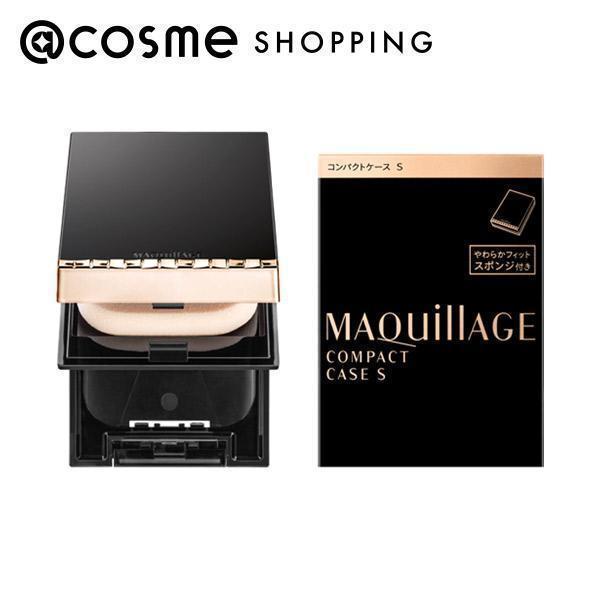 マキアージュのパウダリーファンデーションがセットできる小さめでスマートなコンパクトケース。　やわらかフィットスポンジ付き。容量：Sメイクアップ・ケアグッズ ＞ ファンデーション・パウダーケース ＞ ファンデーション・パウダーケース