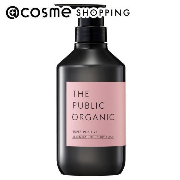 「ポイント10％バック 6月25日」 THE PUBLIC ORGANIC スーパーポジティブDM ボディソープ(本体/フローラルウッディ調の香り) 480ml