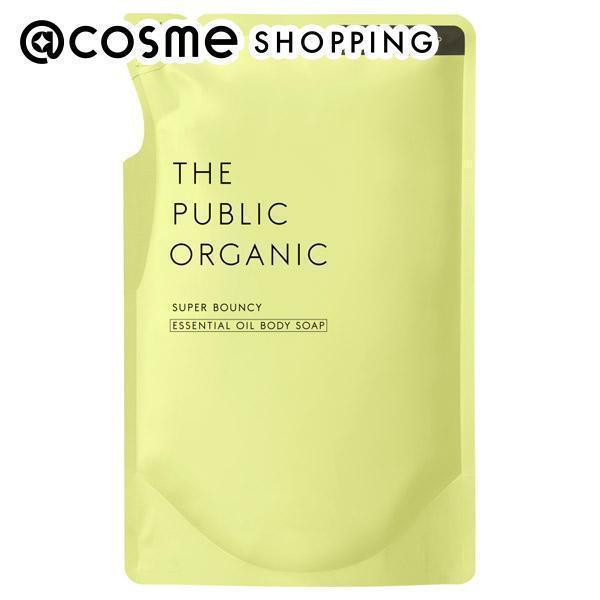 「ポイント10％バック 6月25日」 THE PUBLIC ORGANIC スーパーバウンシーDM ボディソープ(詰替え/シトラスフローラル調の香り) 400ml