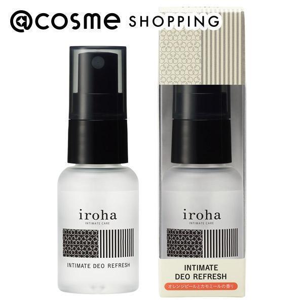 他サイト： iroha INTIMATE CARE iroha INTIMATE DEO REFRESH(本体/オレンジピールとカモミールの香り) 30mlの商品画像