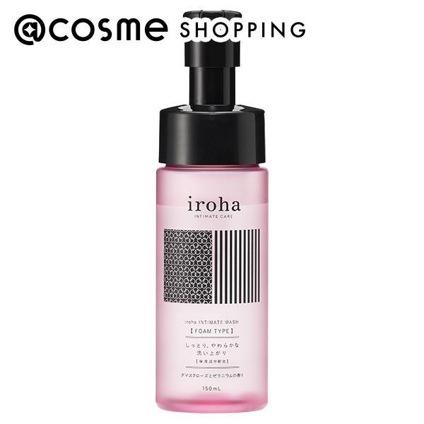 他サイト： 「ポイント10%バック 12月13日〜16日1:59」iroha INTIMATE CARE iroha INTIMATE WASH【FOAM TYPE】ダマスクローズとゼラニウムの香り(本体) 150mlの商品画像