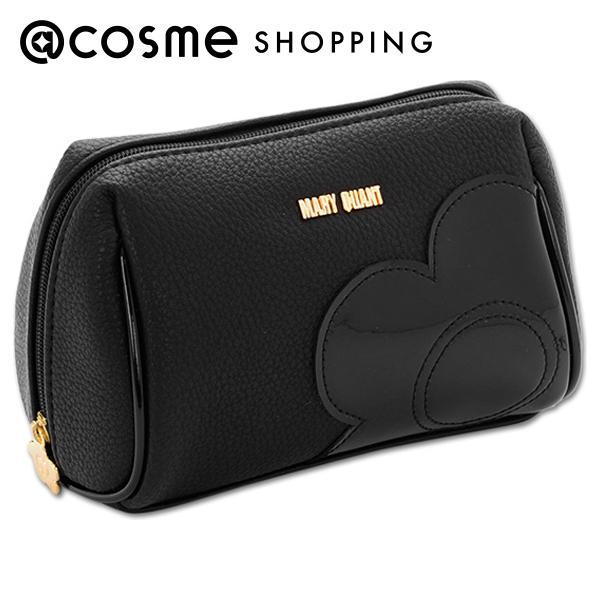 ゴールドのロゴ金具をアクセントに効かせて、上品に仕上げました。同色のデイジーを組み合わせたクールなブラック、ホワイトのデイジーがガーリーな雰囲気のピンクの2色展開。コロンとした形のポーチは、内側にポケットが4つとギャザーポケット1つ、ゴムホ...