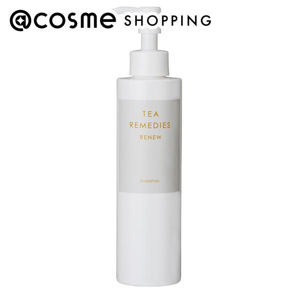 TEA REMEDIES RENEWシャンプー 天然由来成分97％ 紅茶＆ハーブ エーデルワイス幹細胞エキス配合 エイジングヘアケア
