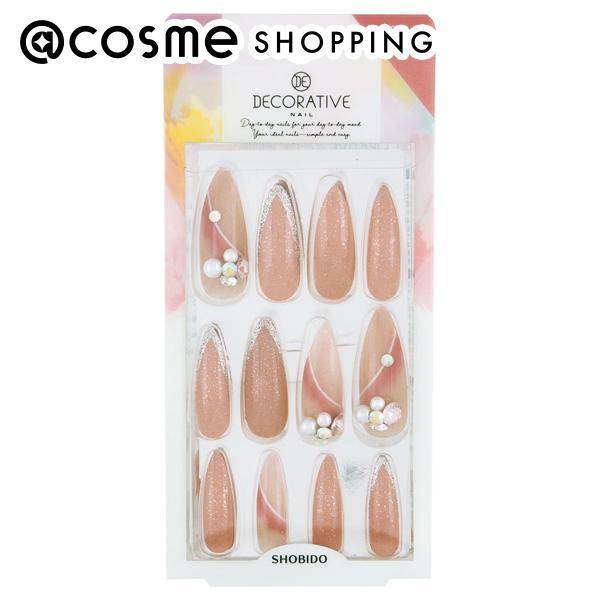 Decorative Nail ネイルチップ(グラデピンク) 24pcs : アット