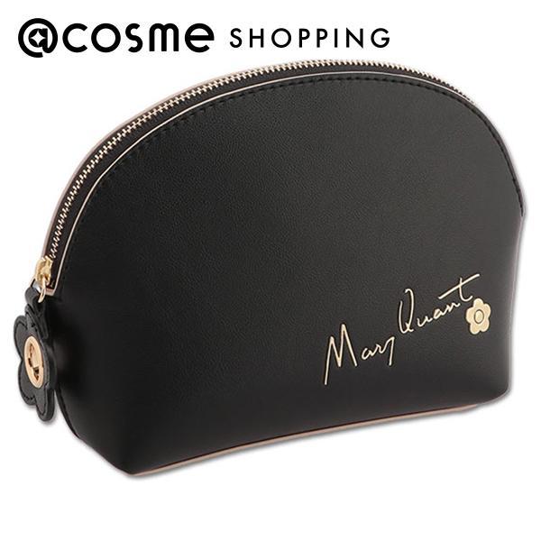 ◆シリーズ共通ポイント・配色のデイジー柄裏地◆カラー展開・ブラック×ピンクベージュ・ベージュ×ボルドー◆アイテム紹介（ラウンドポーチ）・ファスナーがラウンド型に開き、アイテムの出し入れが簡単内側：ポケット×1メイクアップ・ケアグッズ ＞ 化...