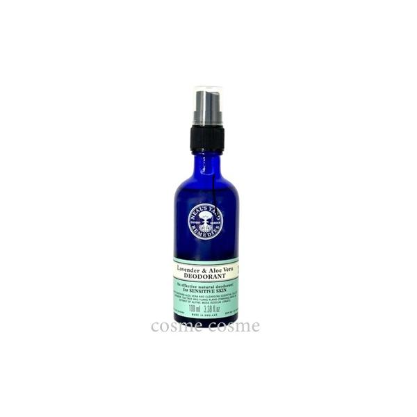 ■メーカーニールズヤードレメディーズ ■商品名ラベンダー&amp;アロエベラデオスプレー ■内容量100ml■商品説明心地よいハーブの香りで肌を快適に保つ、ナチュラル素材のデオスプレー。 アロエエキス配合で汗ばむ肌を優しく潤います。 ラベン...