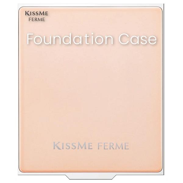 別売りの「キスミー フェルム」のパウダーファンデのレフィルをセットして使用する、専用ケース（ミラー付）です。※レフィルは別売り