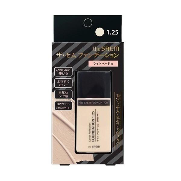 【単品20個セット】 theSAEM ザ・セム CPファンデーション 1.25:ライトベージュ 35G 韓国 韓国コスメ コスメ【送料無料】 ザ・セム CPファンデーション 1.25 ライトベージュ 35g SPF50+/PA+++