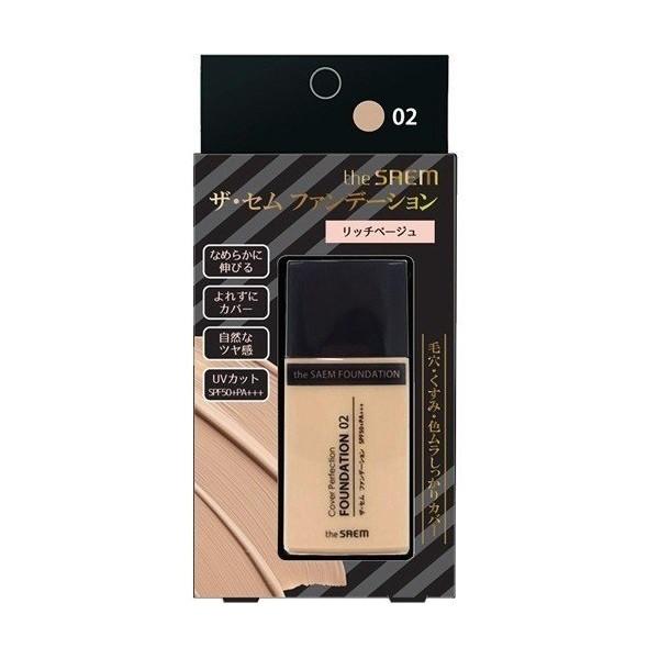 【単品14個セット】 theSAEM ザ・セム CPファンデーション 02:リッチベージュ 35G 韓国 韓国コスメ コスメ【送料無料】 ザ・セム CPファンデーション 02 リッチベージュ 35g SPF50+/PA+++ the