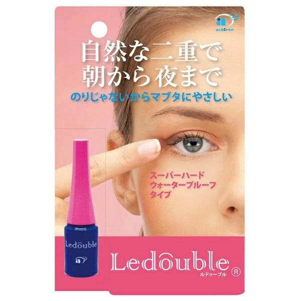 まぶたを接着させず、ルドゥーブルを塗った部分がギュッと収縮して折り込まれ、きれいな二重まぶたをつくります。●汗や水、涙にも強いウォータープルーフタイプ●うるおい成分コラーゲン配合●のりじゃないからまぶたにやさしい●一重、片二重、奥二重、三重...
