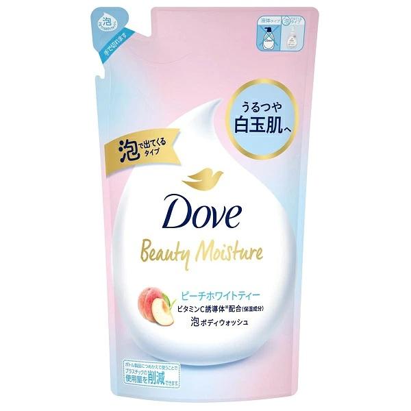 ダヴ ビューティーモイスチャー 泡ボディウォッシュ ピーチホワイトティー 詰替え 430g Dove ダブ ボディソープ メール便可