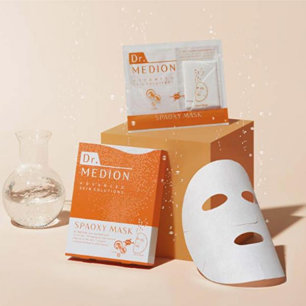 ドクターメディオン　フェイスパック ドクターメディオン Dr.MEDION 炭酸シートマスク スパオキシ