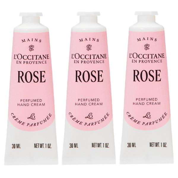 L'OCCITANE ROSE 香水・ボディローション・ハンドクリームセット セット】 ロクシタン LOCCITANE ローズ パフュームド ハンドクリーム 3