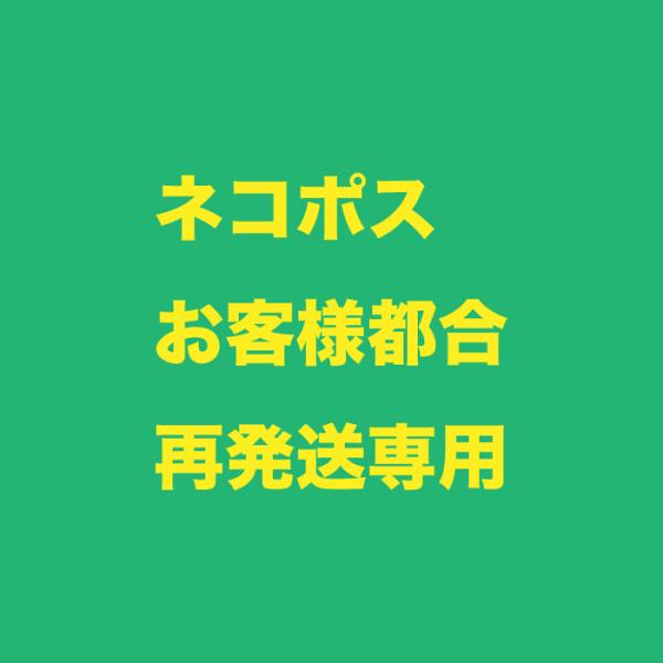ネコポス再送料金分