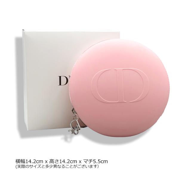 ブランド：クリスチャンディオール商品名：ソフト 丸型 シリコンポーチ ベビーピンク内容量：1個生産国：中国種類：ポーチ商品説明：(サイズ)横幅14.5cm×高さ14.5cm×マチ5.5cm※スタッフ実寸のため、多少の誤差がある場合がございま...
