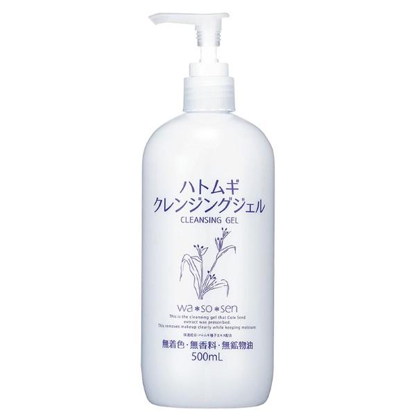 wa＊so＊sen ハトムギ* クレンジングジェル 500mL : コスメシオン