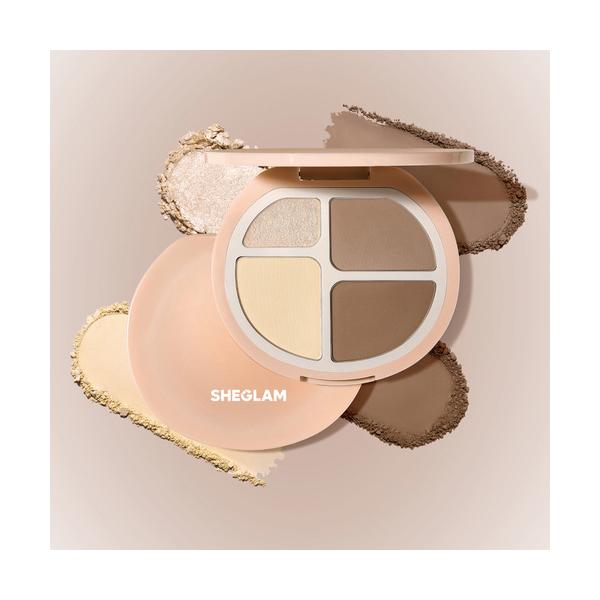 SHEGLAM シーグラム ハイパースカルプト ハイライト＆コントゥアパレット（ウォーム）フェイスパウダー「ネコポスOK」