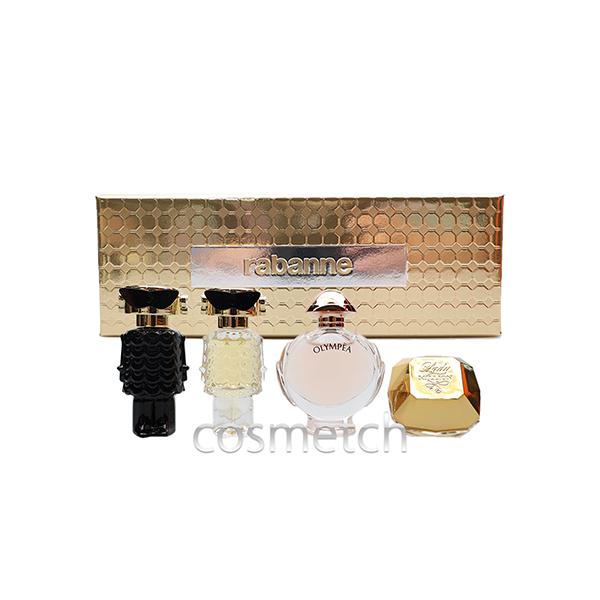 ラグジュアリーな香りの世界へ――世界的ブランド〈パコ ラバンヌ〉から、洗練と魅力を凝縮したミニチュア フレグランス セットが登場。セット内容：・パコ ラバンヌ レディミリオン EDP 5ml BT・パコ ラバンヌ オリンピア EDP 6ml...