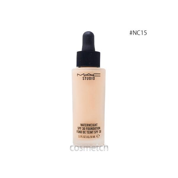 マック MAC スタジオ ウォーターウェイト SPF30 ファンデーション 30ml #NC15 （リキッドファンデーション）