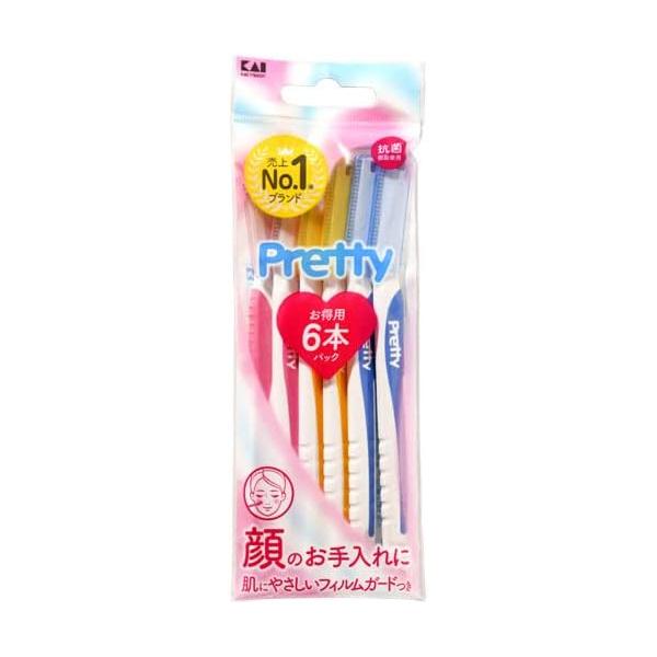 貝印　プリティー　L　6本入※取り寄せ商品　返品不可