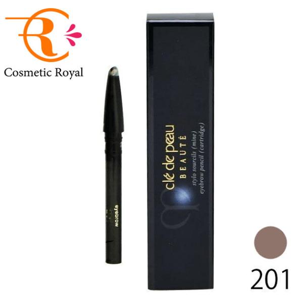 ＜アイブローペンシル＞眉に自然な濃淡をつけ、顔立ちの印象まで整えるアイブローペンシルです。なめらかなタッチで、立体的な美しい眉を演出します。※詰め替え用。ホルダー別売り。●201 ダークブラウン【セット方法】別売りのクレ・ド・ポーボーテ　ホ...